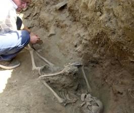 Encuentran un fosa común de la Guerra Civil en Roa (Burgos) con los restos de seis vecinos de Adrada de Aza